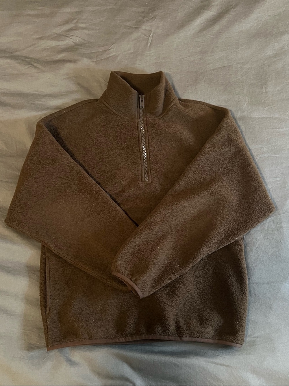 Aritzia TNA Polar 1/4 Zip Sweater